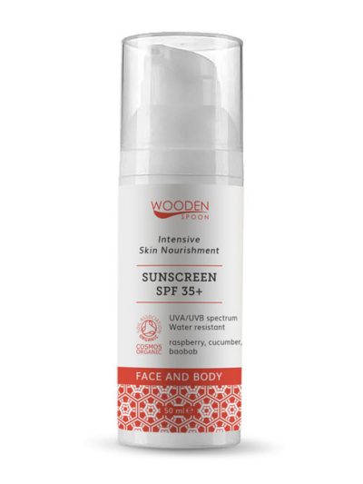 Wooden Spoon Sunscreen SPF35+ intensywnie odżywczy krem do opalania 50ml