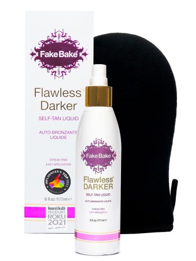 Fake Bake Flawless Darker Self-Tan Liquid samoopalacz w płynie 177ml + rękawica