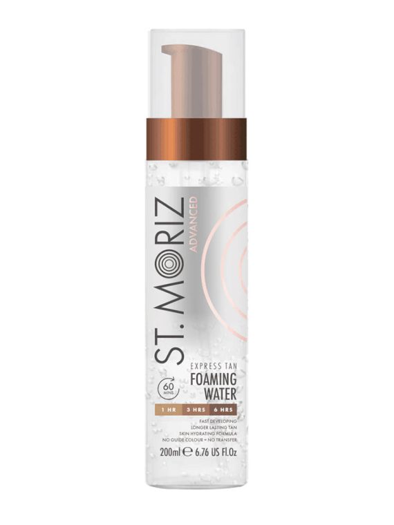 St.Moriz Advanced Express Tan Foaming Water bezbarwna pianka samoopalająca do ciała i twarzy 200ml