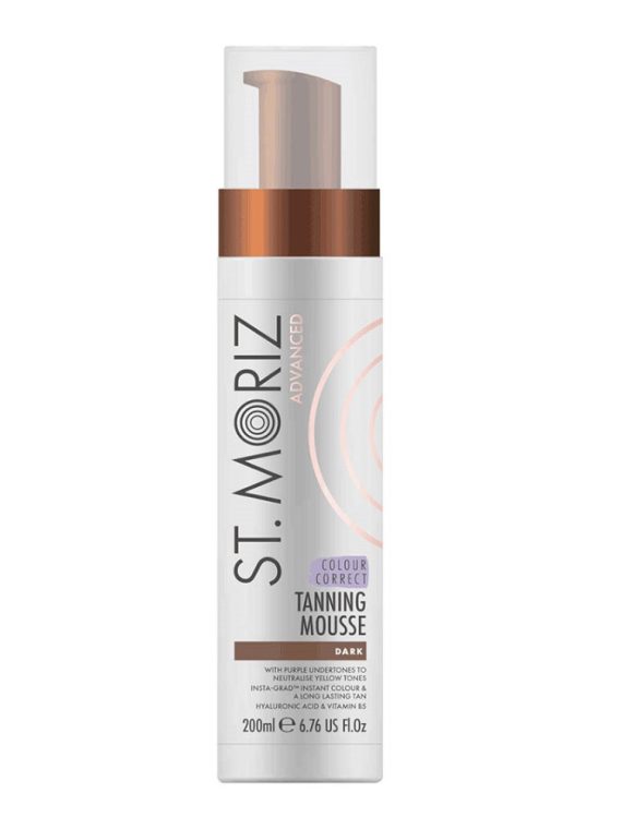 St.Moriz Advanced Pro Colour Correcting Mousse zaawansowany mus do opalania z efektem korekty koloru Dark 200ml