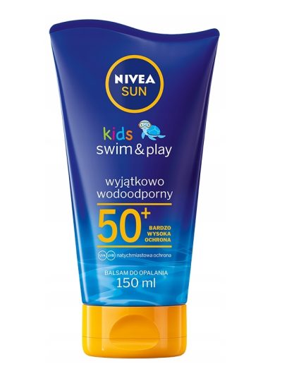 Nivea Sun Kids Swim & Play balsam ochronny na słońce dla dzieci SPF50+ 150ml