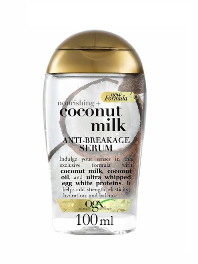 OGX Nourishing + Coconut Milk Anti-Breakage Serum odżywcze serum wzmacniające włosy 100ml