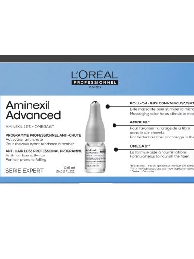 L'Oreal Professionnel Serie Expert Aminexil Advanced zaawansowana kuracja przeciw wypadaniu włosów 10x6ml
