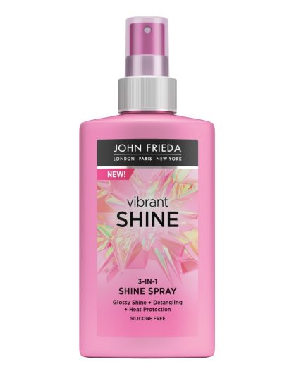 John Frieda Vibrant Shine spray do włosów nadający połysk 3w1 150ml