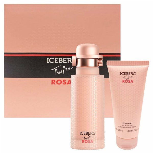 Iceberg Twice Rosa zestaw woda toaletowa 125ml + balsam do ciała 100ml