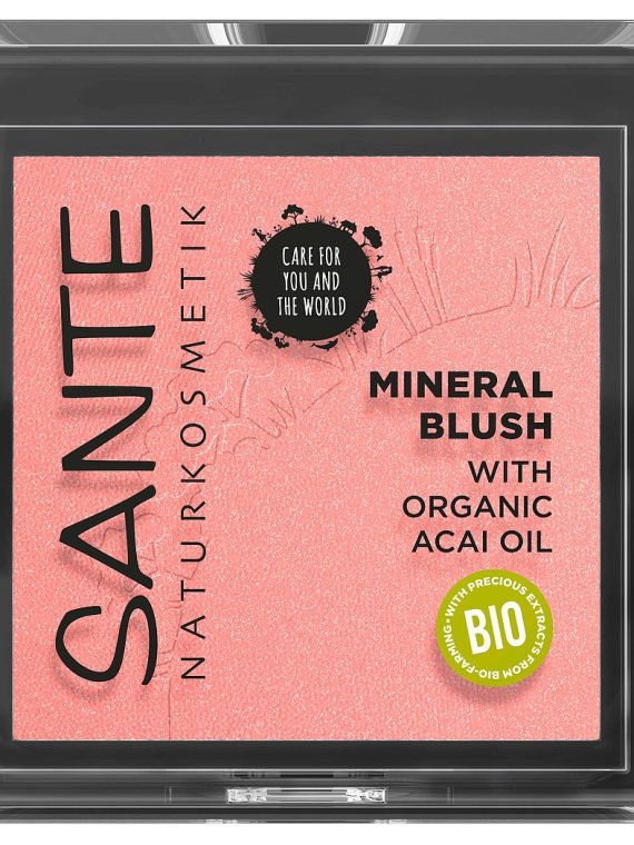 Sante Mineral Blush Peach mineralny naturalny róż 01 Zapachniści 5g Mellow 
