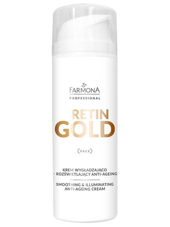 Farmona Professional Retin Gold krem wygładzająco-rozświetlający anti age 150ml