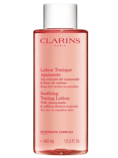 Clarins Soothing Toning Lotion tonik łagodzący do skóry suchej i wrażliwej  400ml