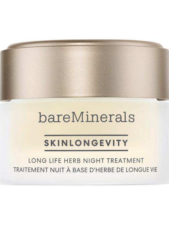 bareMinerals Skinlongevity Long Life Herb Night Treatment ziołowy krem do twarzy na noc 50ml