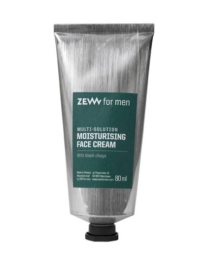 Zew For Men Multi-zadaniowy nawilżający krem do twarzy z czarną hubą 80ml