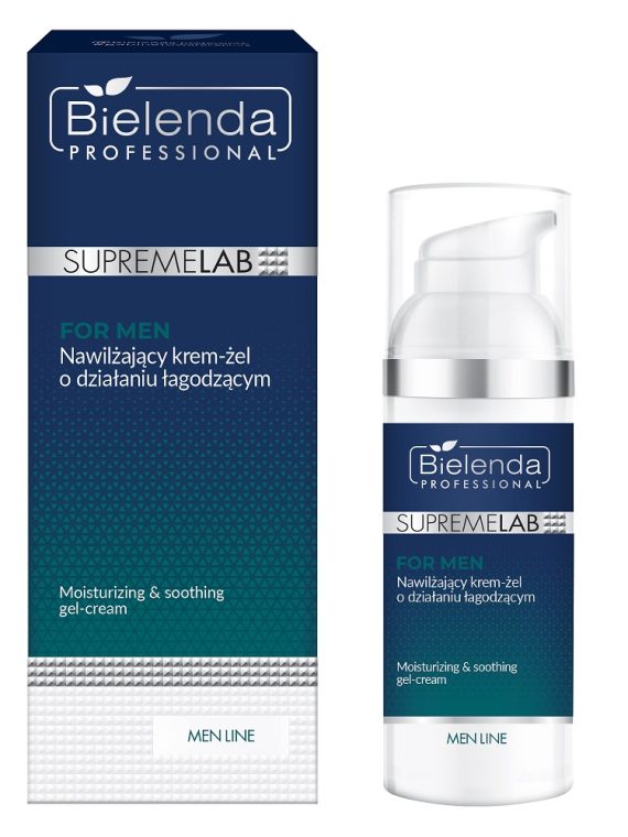 Bielenda Professional SupremeLab For Men nawilżający krem-żel o działaniu łagodzącym 50ml