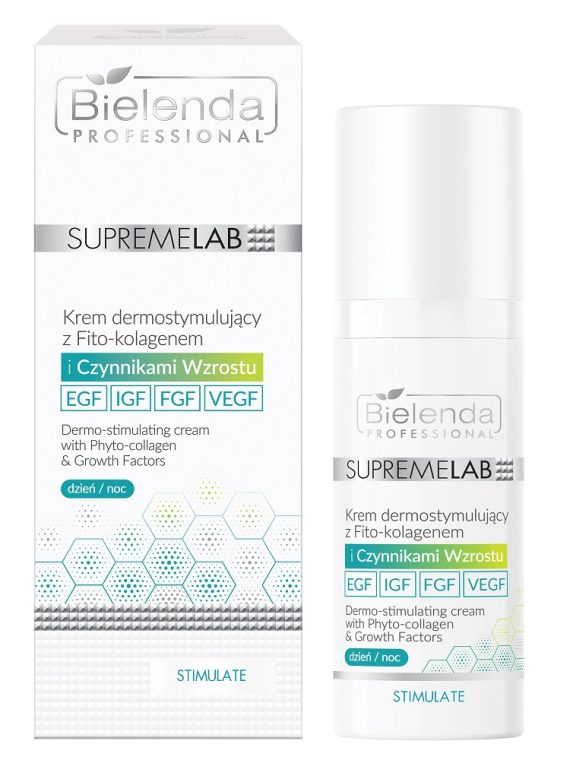 Bielenda Professional SupremeLab Stimulate krem dermostymulujący z Fito-Kolagenem i czynnikami wzrostu 50ml