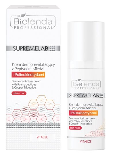 Bielenda Professional SupremeLab Vitalize krem dermorewitalizujący z Peptydem Miedzi i Polinukleotydami 50ml