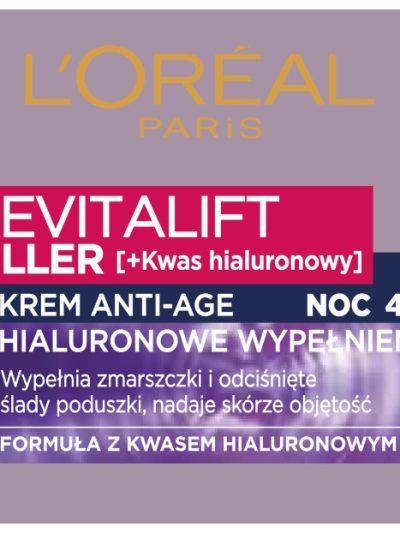 L'Oreal Paris Revitalift Filler [HA] krem do twarzy z kwasem hialuronowym na noc 50ml