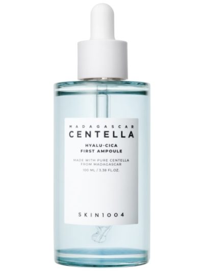 SKIN1004 Madagascar Centella Hyalu-Cica First Ampoule wielozadaniowa ampułka nawilżająca z wyciągiem z wąkroty azjatyckiej 100ml