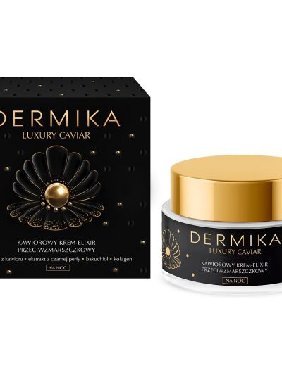 Dermika Luxury Caviar kawiorowy krem-elixir przeciwzmarszczkowy na noc 50ml