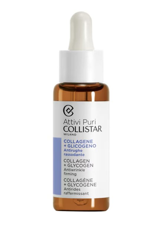 Collistar Attivi Puri Collagen + Glycogen Antiwrinkle Firming ujędrniające serum do twarzy z kwasem hialuronowym i glikogenem 30ml