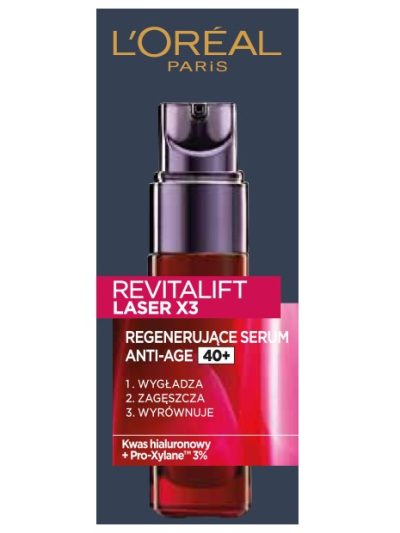 L'Oreal Paris Revitalift Laser X3 regenerujące serum Anti-Age 30ml