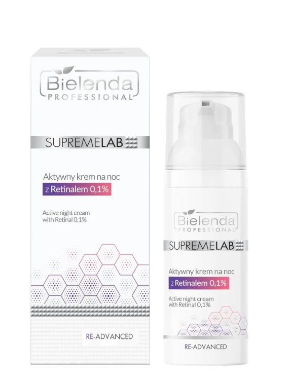 Bielenda Professional SupremeLab Re-Advanced aktywny krem na noc z Retinalem 50ml