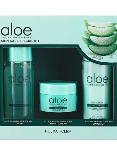 HOLIKA HOLIKA Aloe Soothing Essence Skin Care Special Kit zestaw kosmetyków do pielęgnacji twarzy