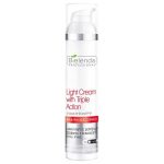 Bielenda Professional Light Cream With Triple Action lekki krem o potrójnym działaniu z kwasami AHA i PHA 100ml