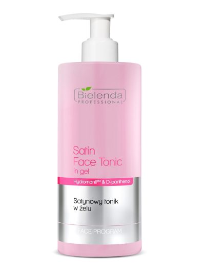 Bielenda Professional Satin Face Tonic In Gel satynowy tonik do twarzy w żelu 500ml