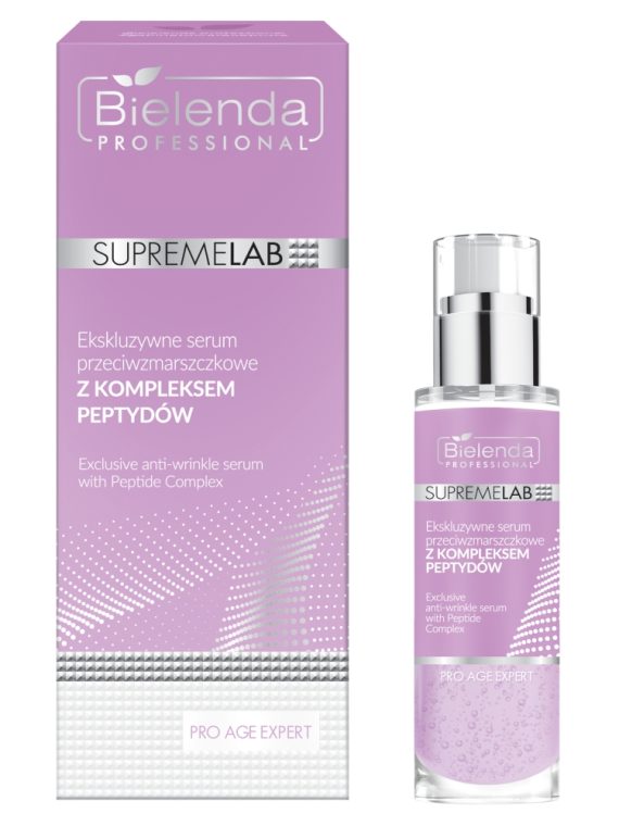 Bielenda Professional SupremeLab Pro Age Expert ekskluzywne serum przeciwzmarszczkowe z kompleksem peptydów 30ml