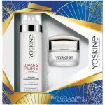 Yoskine Bio Collagen zestaw krem na dzień 60+ 50ml + Japan Pure ryżowa woda micelarna 200ml