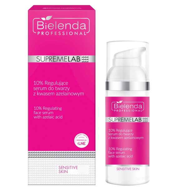 Bielenda Professional SupremeLab Sensitive Skin 10% regulujące serum do twarzy z kwasem azelainowym 50ml