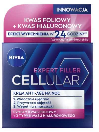 Nivea Cellular Expert Filler krem anti-age na noc 50ml
