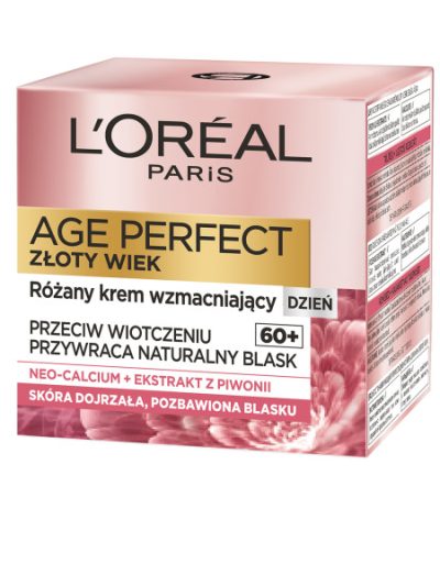 L'Oreal Paris Age Perfect Złoty Wiek 60+ różany krem wzmacniający na dzień 50ml