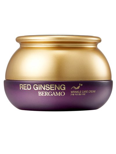 BERGAMO Red Ginseng Wrinkle Care Cream krem przeciwzmarszczkowy z czerwonym żeń-szeniem 50ml