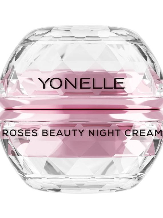 Yonelle Roses Beauty Night Cream krem piękności do twarzy i pod oczy na noc 50ml
