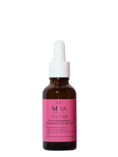 Miya Cosmetics BEAUTY Lab serum wygładzające z kompleksem anti-aging 5% 30ml