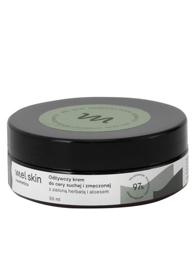 Mel Skin Odżywczy krem do cery suchej i zmęczonej z zieloną herbatą i aloesem 50ml