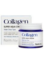 FarmStay Collagen Super Aqua Cream kolagenowy krem intensywnie nawadniający Water Drop 80ml