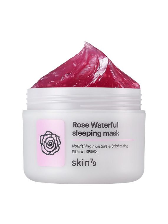 Skin79 Rose Waterful Sleeping Mask różana maska rozjaśniająco-złuszczająca całonocna 100ml