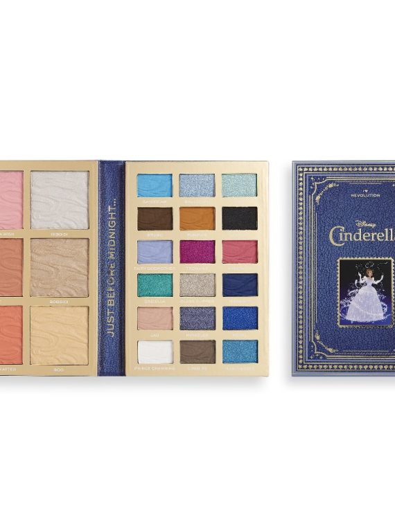 Makeup Revolution I Heart Revolution Disney Fairytale Book Palette paleta do makijażu twarzy Cinderella 51g