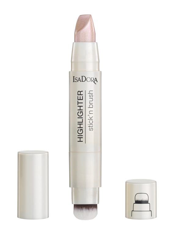 Isadora Highlighter Stick'n Brush rozświetlacz w sztyfcie 22 Pink Pearl 3.8g