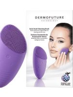 Dermofuture Sonic Facial Cleansing Brush mini szczoteczka soniczna do oczyszczania twarzy fioletowa