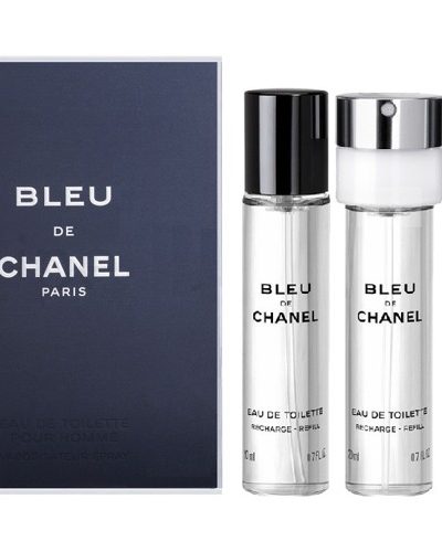 Chanel Bleu de Chanel Pour Homme zestaw woda toaletowa + wkłady 3x20ml