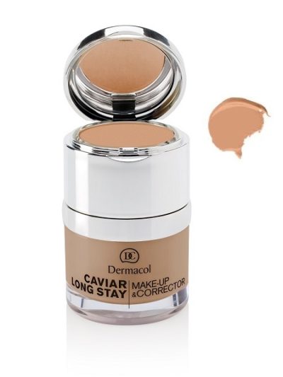 Dermacol Caviar Long Stay Make-Up & Corrector podkład do twarzy z korektorem 04 Tan 30ml