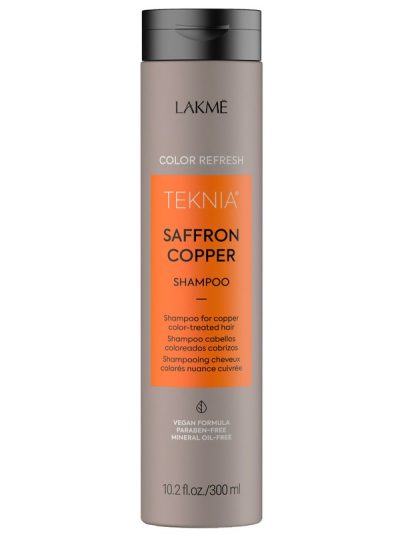 Lakme Teknia Saffron Copper Shampoo Refresh szampon odświeżający kolor do włosów miedzianych 300ml