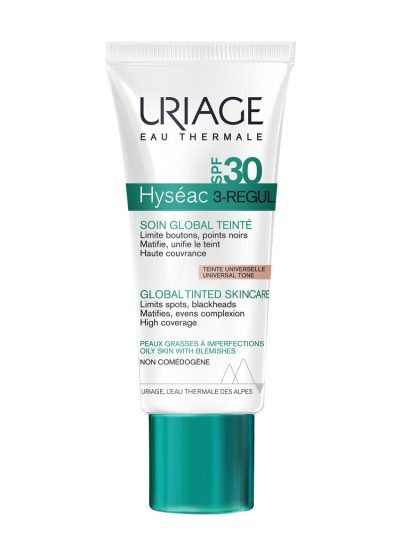 URIAGE Hyseac 3-Regul pielęgnacyjny krem koloryzujący SPF30 40ml