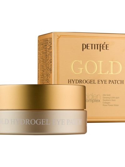 Petitfee Gold Hydrogel Eye Patch nawilżająco-rozświetlające hydrożelowe
płatki pod oczy ze złotem 60szt.