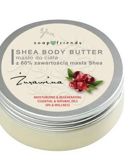 The Secret Soap Store Shea Butter 80% masło do ciała Żurawina 200ml