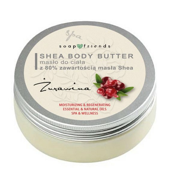 The Secret Soap Store Shea Butter 80% masło do ciała Żurawina 200ml