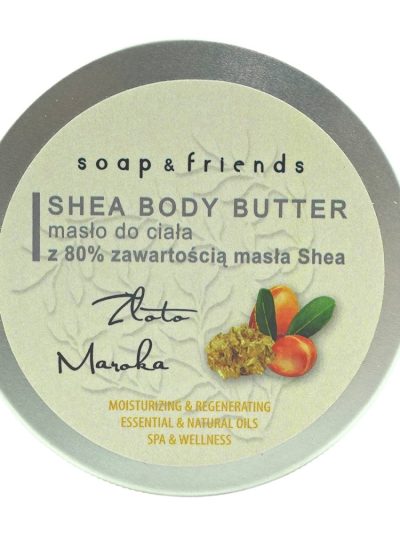 The Secret Soap Store Shea Butter 80% masło do ciała Złoto Maroka 200ml