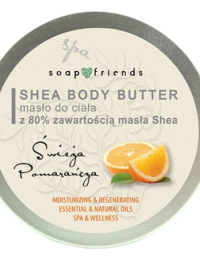 The Secret Soap Store Shea Butter 80% masło do ciała Pomarańcza 200ml