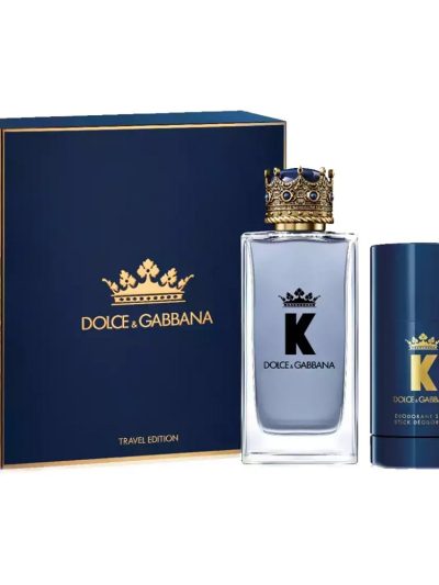K by Dolce & Gabbana zestaw woda toaletowa spray 100ml + dezodorant sztyft 75g